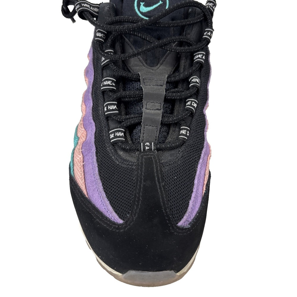 Nike Air Max 95 Have A Nike  Day Black Purple Pink Teal BQ9131-001 Men's Sz 10.5 - Picture 3 of 13